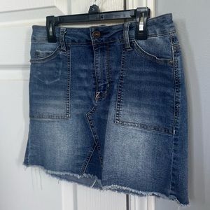 Dark Blue Jean Skirt